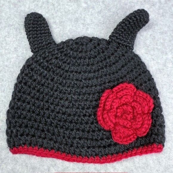 Handmade Infant Costume Ladybug Crochet - Picture 3 of 7